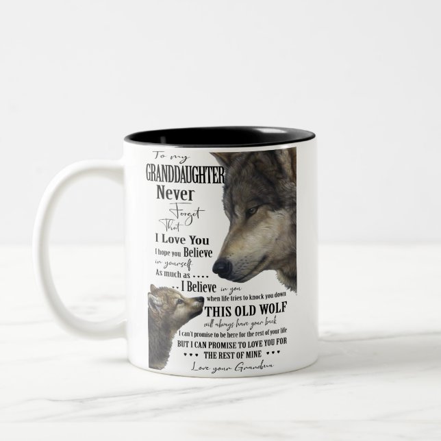Tasse 2 Couleurs Grand-fille (Gauche)