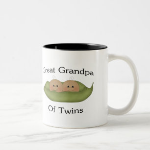 Tasse 2 Couleurs Grand grand-papa des jumeaux