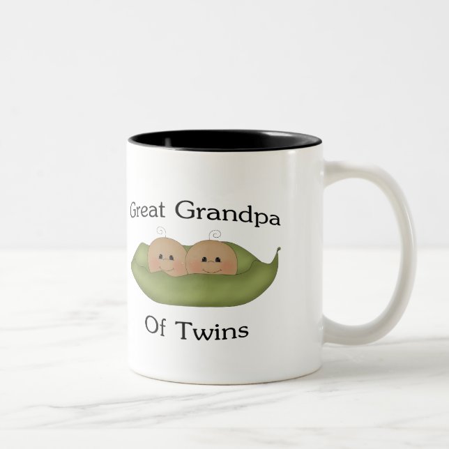 Tasse 2 Couleurs Grand grand-papa des jumeaux (Droit)