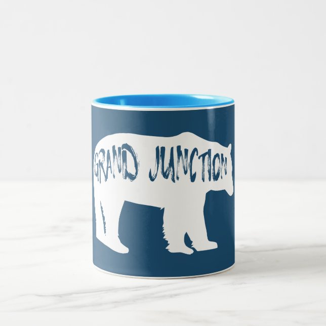 Tasse 2 Couleurs Grand Junction Colorado Ours (Centre)