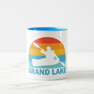 Tasse 2 Couleurs Grand lac Colorado Kayak
