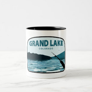 Tasse 2 Couleurs Grand Lake Colorado Rod de pêche