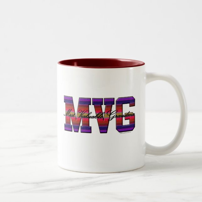 Tasse 2 Couleurs Grand-maman (Droit)