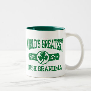 Tasse 2 Couleurs Grand-mère irlandais