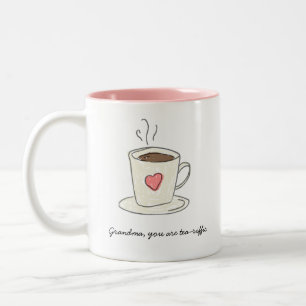 Tasse 2 Couleurs Grand-mère Tu es la fête des mères pour le thé-rif