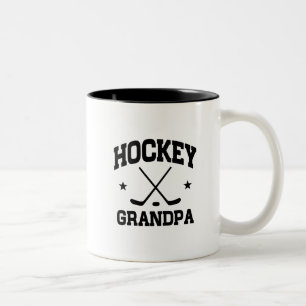 Tasse 2 Couleurs Grand-papa d'hockey