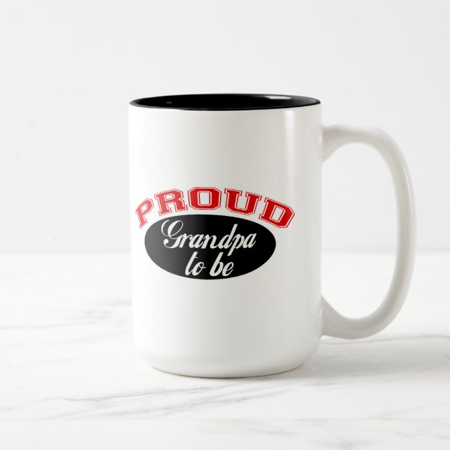 Tasse 2 Couleurs Grand-papa fier à être (Droit)