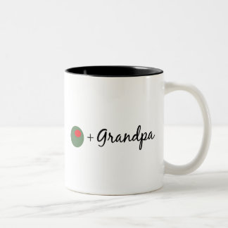 Tasse 2 Couleurs Grand-papa olive