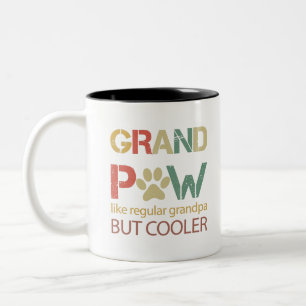 Tasse 2 Couleurs Grand Paw Comme Un Grand-Père Régulier Mais Glaciè