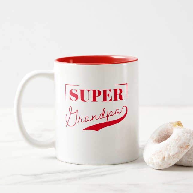 Tasse 2 Couleurs Grand-père (Avec donut)