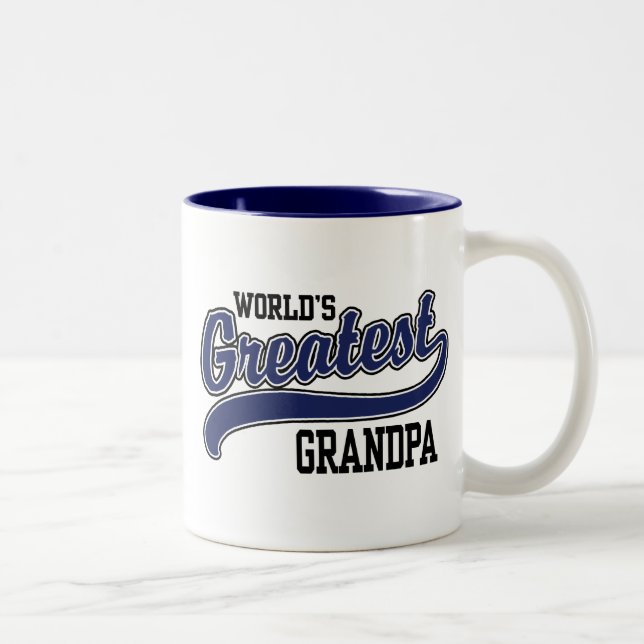 Tasse 2 Couleurs Grand-père du monde (Droit)