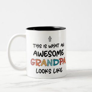 Tasse 2 Couleurs Grand-père génial Dons amusants pour grand-père