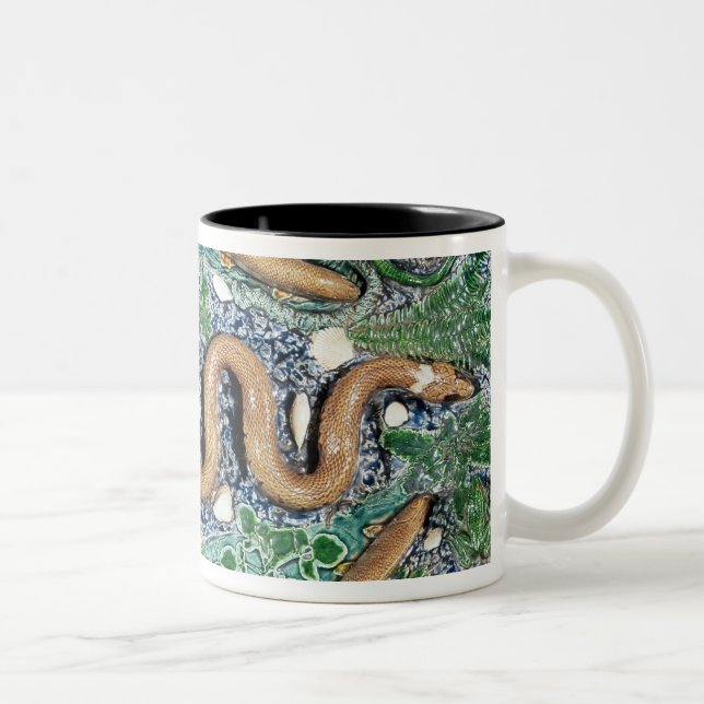Tasse 2 Couleurs Grand plat ovale moulé dans le soulagement (Droit)