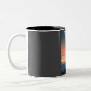 Tasse 2 Couleurs Grand Smoky Mountains National Park Affiche de voy