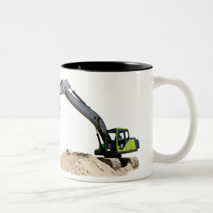 Tasse 2 Couleurs Grande excavatrice verte impressionnante #4 de
