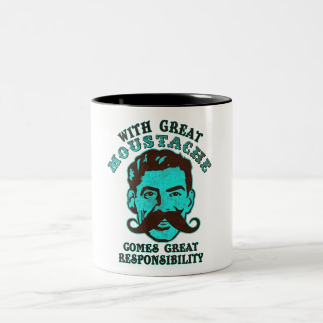 Tasse 2 Couleurs Grande moustache (Centre)