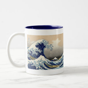 Tasse 2 Couleurs Grande vague Kanagawa peinture japonaise