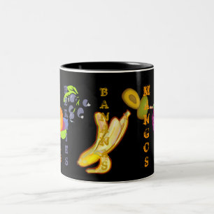 Tasse 2 Couleurs Gras et Fruité (Banane)