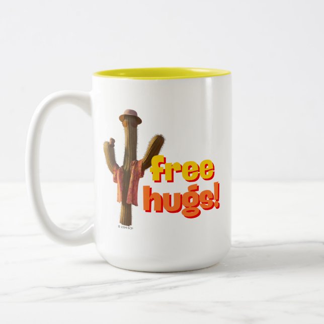 Tasse 2 Couleurs Gratuit Hugs ! (Gauche)