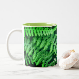 Tasse 2 Couleurs Green Ferns Nature Personnalisée