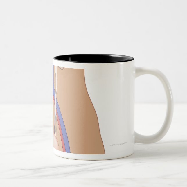 Tasse 2 Couleurs Greffe de rein (Droit)