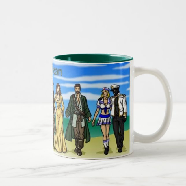 Tasse 2 Couleurs Greg de gregscomic.com des Caraïbes (Droit)