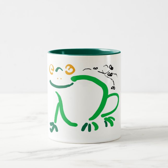 Tasse 2 Couleurs Grenouille (Centre)