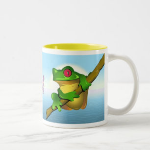Tasse 2 Couleurs Grenouille 1