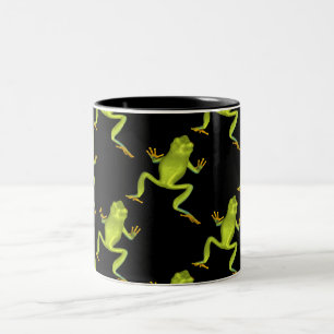 Tasse 2 Couleurs Grenouille à arbre vert