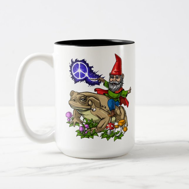 Tasse 2 Couleurs Grenouille à cheval (Gauche)
