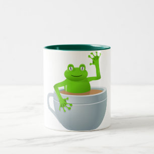 Tasse 2 Couleurs Grenouille dans un thé