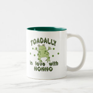 Tasse 2 Couleurs Grenouille de Nonno d'amour de TOADALLY