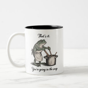 Tasse 2 Couleurs Grenouille drôle C'est tout Vous allez dans la Sou
