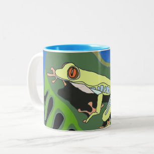 Tasse 2 Couleurs Grenouille Escalade