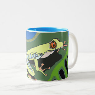 Tasse 2 Couleurs Grenouille Escalade