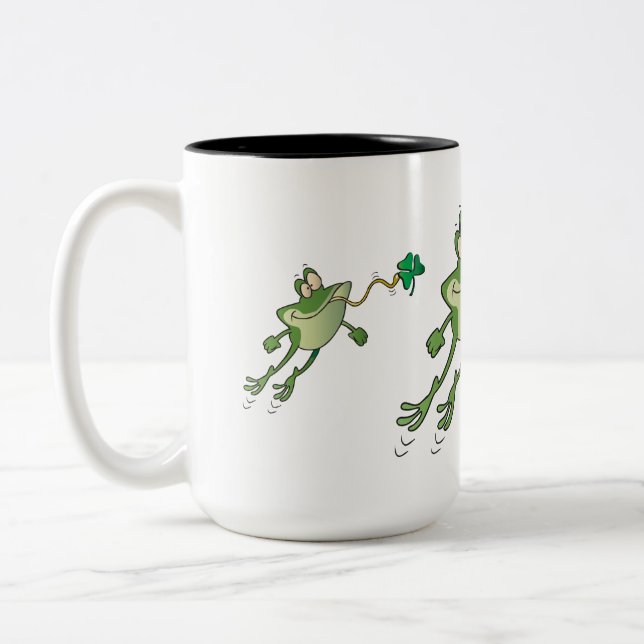 Tasse 2 Couleurs Grenouille irlandaise (Gauche)