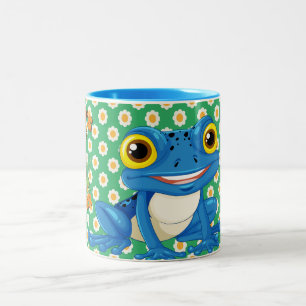 Tasse 2 Couleurs Grenouille mignonne avec dessin de grenouille de d