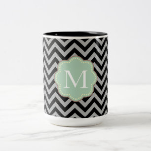 Tasse 2 Couleurs Grey Chevron