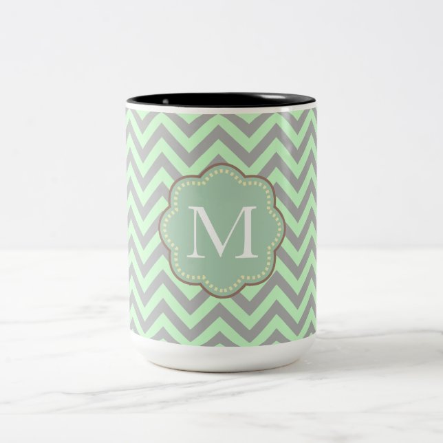 Tasse 2 Couleurs Grey Chevron (Centre)