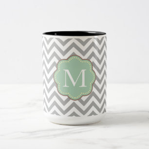 Tasse 2 Couleurs Grey Chevron