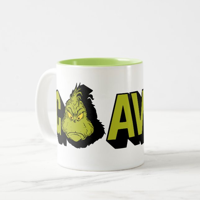 Tasse 2 Couleurs Grinch | Va t'en (Devant gauche)