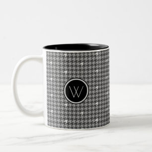 Tasse 2 Couleurs Gris avec boue de muscade à Accent Argent
