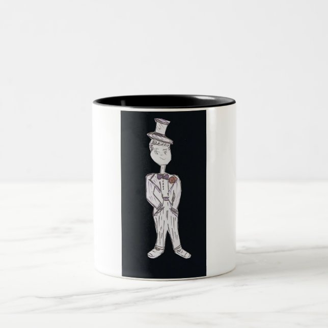 Tasse 2 Couleurs Groom Tuxedo (Centre)