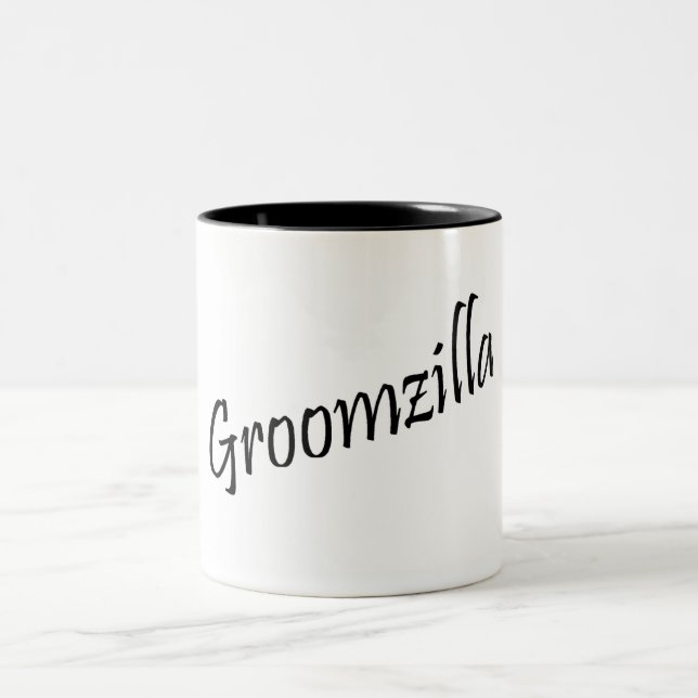 Tasse 2 Couleurs Groomzilla (noir) (Centre)