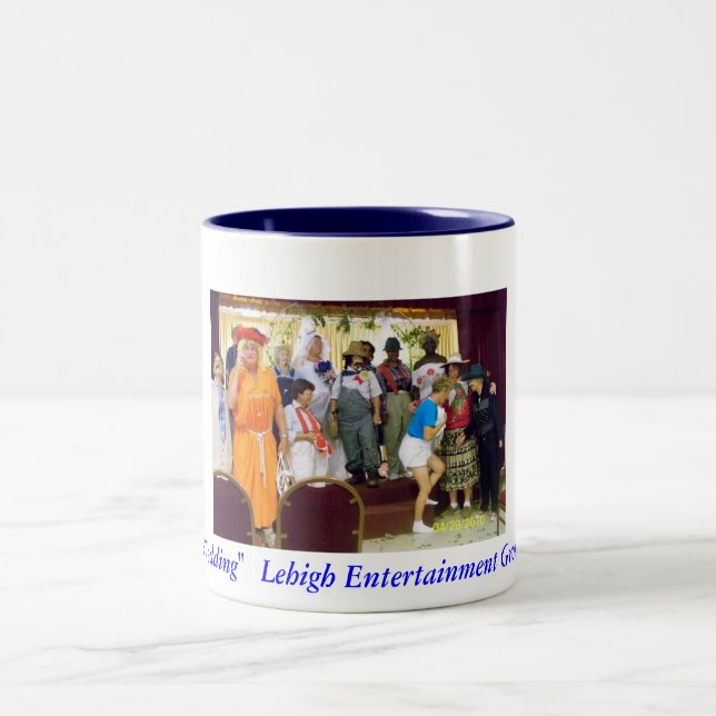 Tasse 2 Couleurs groupez le tir, "Faux mariage"   Lehigh (Centre)