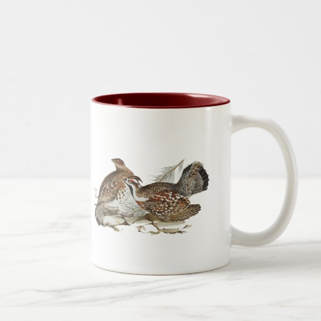 Tasse 2 Couleurs Grouse noisette (Droit)