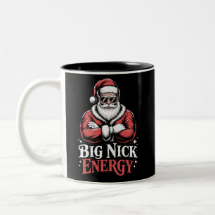 Tasse 2 Couleurs Grunt Style Grande Énergie Nick Drôle Père Noël No