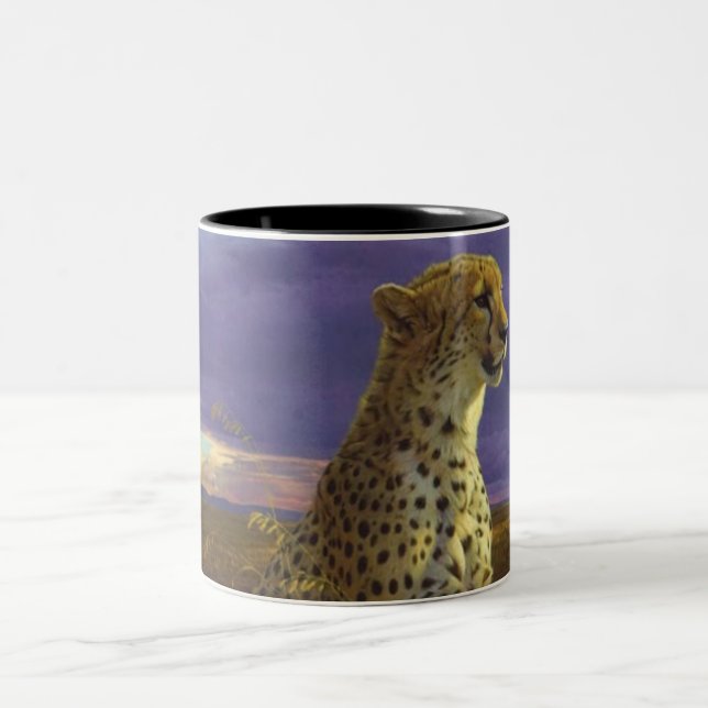 Tasse 2 Couleurs Guépard (Centre)
