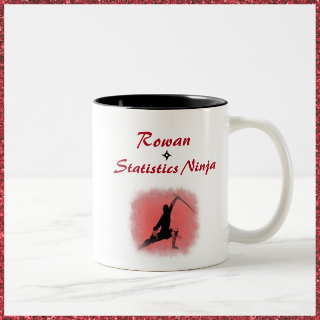 Tasse 2 Couleurs Guerrier cool Red Ninja (Créateur téléchargé)
