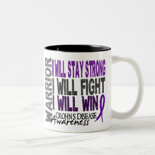 Tasse 2 Couleurs Guerrier de maladie de Crohn